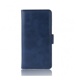 Coque en cuir avec fentes pour cartes pour iPhone XS Max (Bleu foncé) à €15.95