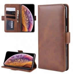 Magnetic Leather Case with Card Slots for iPhone XS Max (Brown) at €15.95