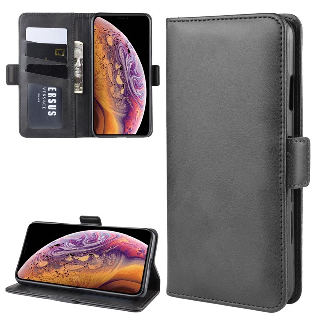 Magnetic Leather Case with Card Slots for iPhone XS Max (Black) at €15.95