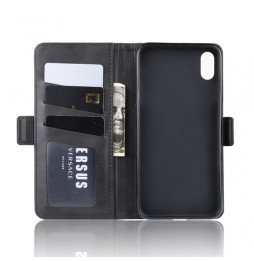 Magnetische leren hoesje met kaartsleuven voor iPhone XS Max (Zwart) voor €15.95