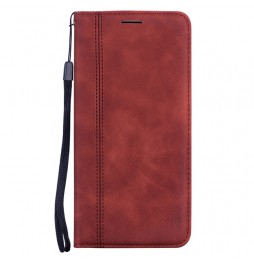 Magnetic Leather Case with Slots for iPhone XS Max (Brown) at €14.95