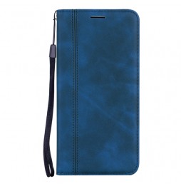 Coque en cuir avec fentes pour iPhone XS Max (Bleu) à €14.95
