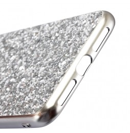 Glitter hoesje voor iPhone XS Max (Zilver) voor €14.95