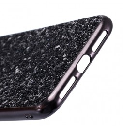 Glitter hoesje voor iPhone XS Max (Zwart) voor €14.95