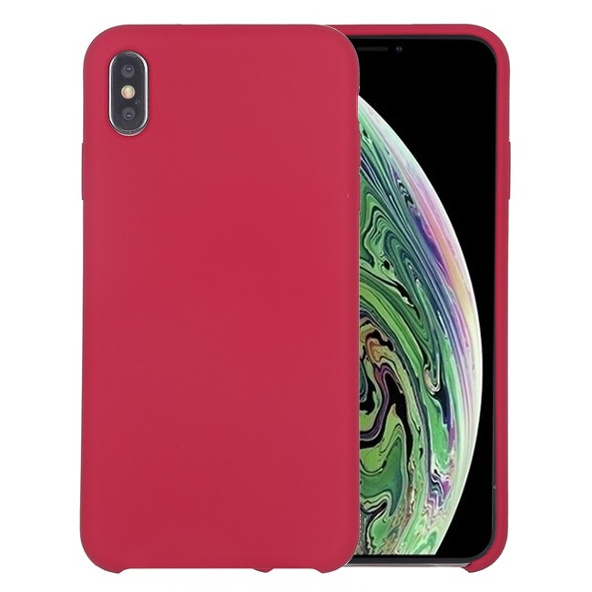 Coque en silicone pour iPhone XS Max (Rose Rouge) à €11.95