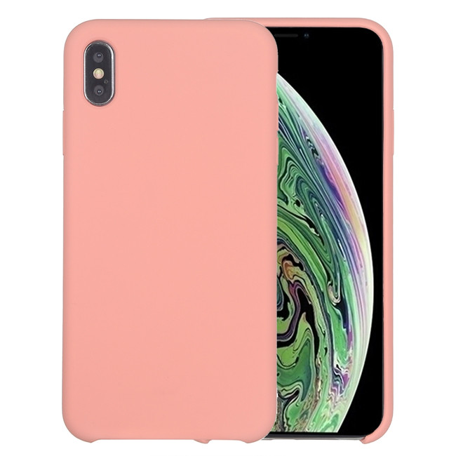 Silikon Case für iPhone XS Max (Rosa)