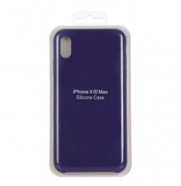 Silicone Case For iPhone XS Max (Dark Purple) at €11.95