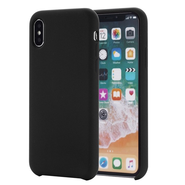 Siliconen hoesje voor iPhone XS Max (Zwart) voor €11.95