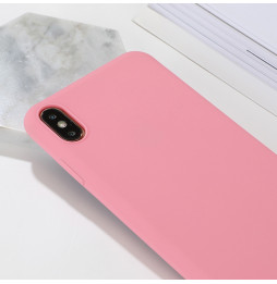 Stoßfeste Silikon Case für iPhone XS Max (Hellblau)
