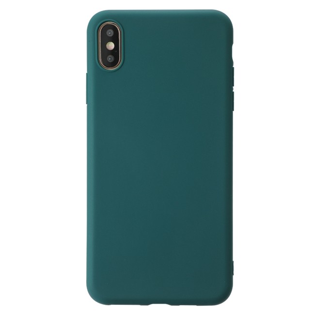 Stoßfeste Silikon Case für iPhone XS Max (Grün) für €11.95