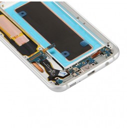 Original Display LCD met Rahmen für Samsung Galaxy S7 Edge SM-G935F (Silber) für 169,90 €