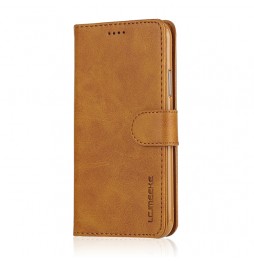 Leather Case with Card Slots for iPhone XR LC.IMEEKE (Yellow) at €15.95