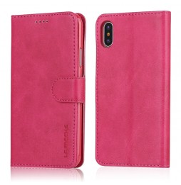 Leather Case with Card Slots for iPhone XR LC.IMEEKE (Red) at €15.95