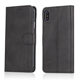Leather Case with Card Slots for iPhone XR LC.IMEEKE (Black) at €15.95