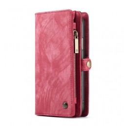 Leren Afneembare portemonnee hoesje voor iPhone XR CaseMe (Rood) voor €28.95