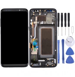Original LCD Screen with Frame for Samsung Galaxy S8 SM-G950 (Black) at 166,80 €