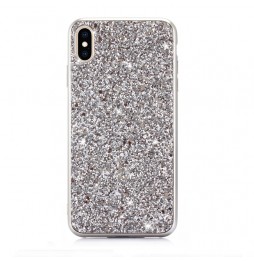 Glitter hoesje voor iPhone XR (Zilver) voor €14.95