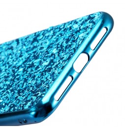 Glitter hoesje voor iPhone XR (Blauw) voor €14.95