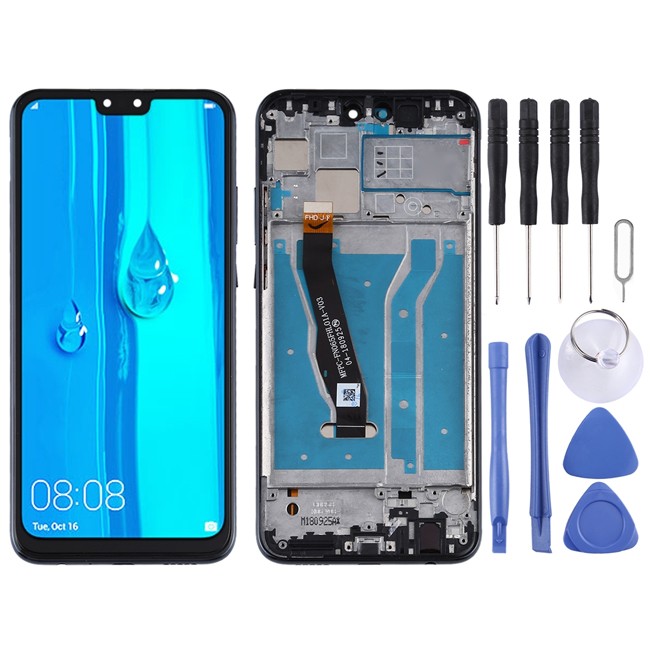 LCD Screen with Frame for Huawei Y9 2019 (Black) at €64.24