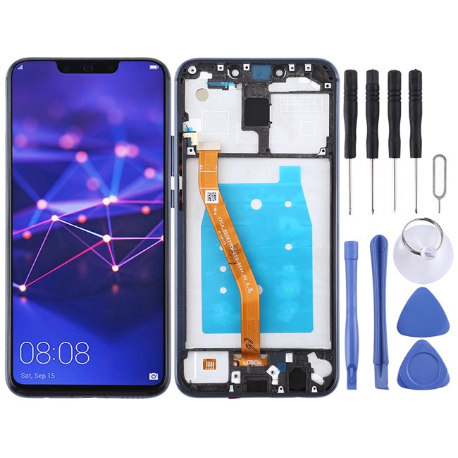 LCD Screen with Frame for Huawei Mate 20 Lite (Blue) at 59,34 €