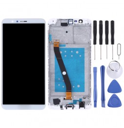 LCD Screen with Frame for Huawei Honor 7X (White) at 35,12 €