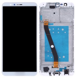 LCD Screen with Frame for Huawei Honor 7X (White) at 35,12 €