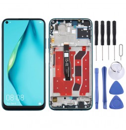 Écran LCD original avec châssis pour Huawei P40 Lite (Vert)