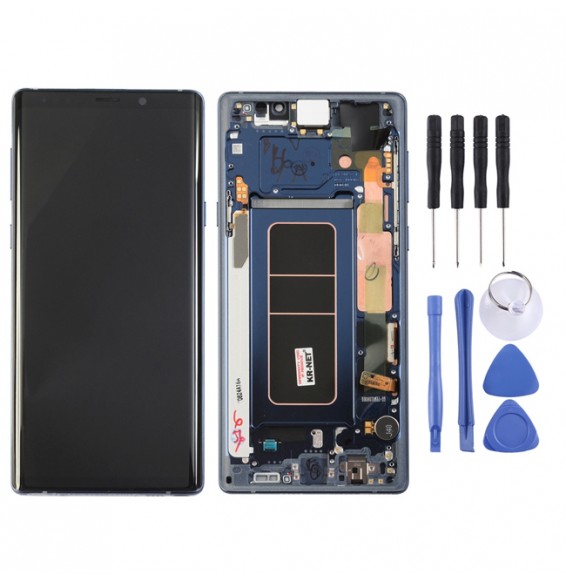 Original LCD Screen with Frame for Samsung Galaxy Note 9 SM-N960 (Blue) at 204,90 €