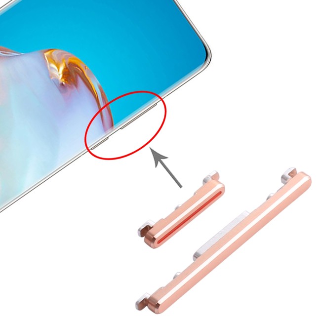 Boutons allumage + volume pour Huawei P40 Pro (Or) à 10,00 €