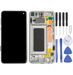 Original LCD Screen with Frame for Samsung Galaxy S10e SM-G970 (White) at 164,90 €