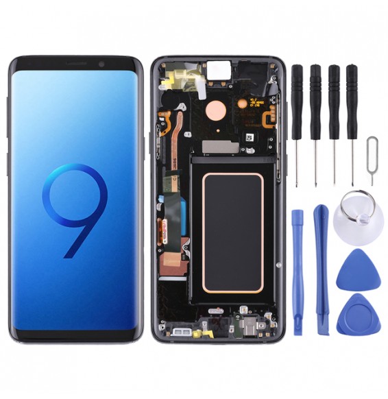Original LCD Screen with Frame for Samsung Galaxy S9+ SM-G965 (Black) at 199,90 €