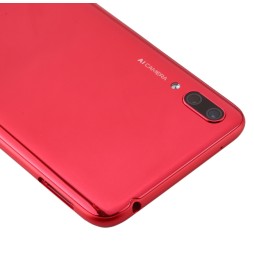 Achterkant voor Huawei Enjoy 9 (Rood)(Met Logo) voor 18,90 €