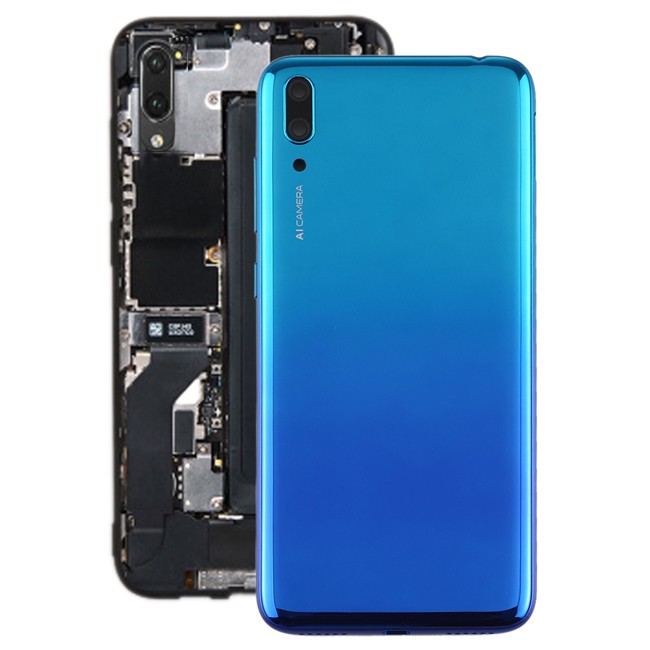 Achterkant voor Huawei Enjoy 9 (Blauw)(Met Logo) voor 18,90 €