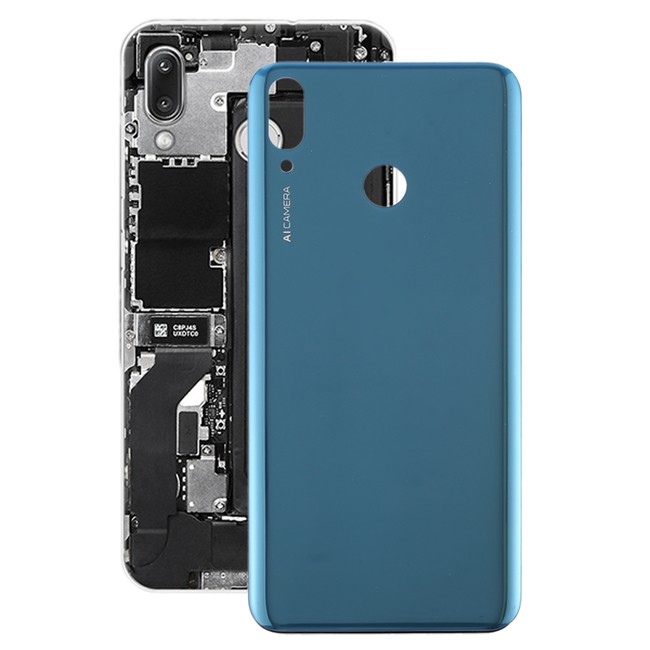 Battery Back Cover for Huawei Y9 2019 (Blue)(With Logo) at 17,59 €