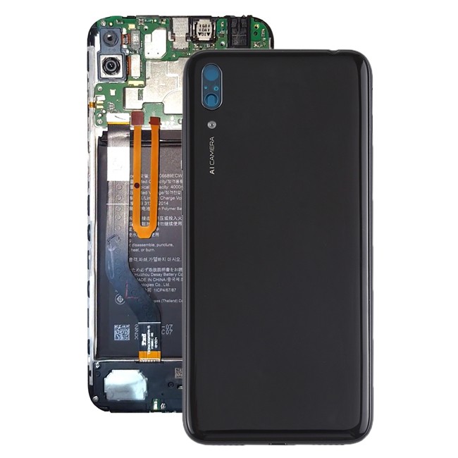 Cache arrière original avec lentille et boutons pour Huawei Y7 Pro 2019 (Noir)(Avec Logo) à 15,48 €