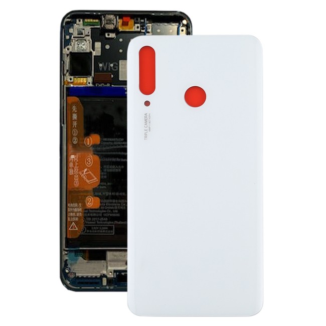 Cache arrière pour Huawei P30 Lite (48MP)(Blanc)(Avec Logo) à 11,58 €