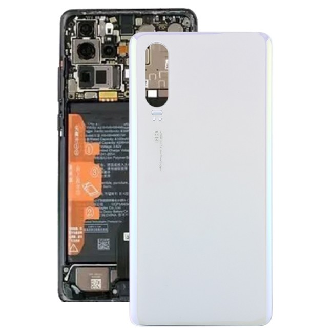 Achterkant voor Huawei P30 (Wit)(Met Logo) voor 10,70 €