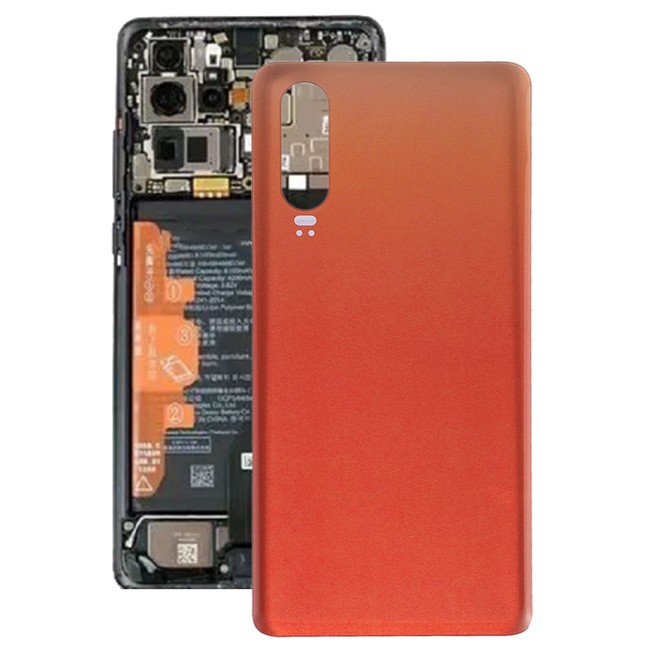 Rückseite Akkudeckel für Huawei P30 (Orange)(Mit Logo) für 10,30 €