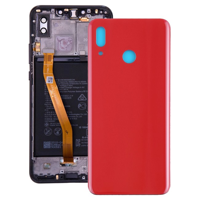 Back Cover for Huawei Nova 3 (Red)(With Logo) at 8,32 €