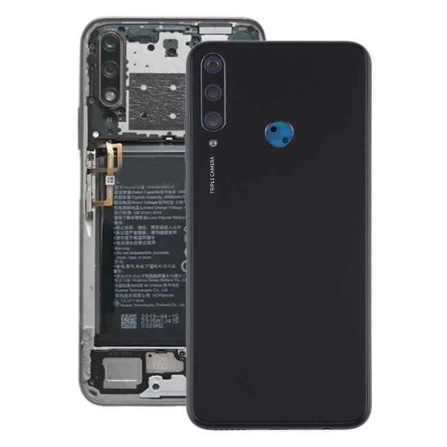 Original Battery Back Cover with Lens for Huawei Y6p (Black)(With Logo) at 15,08 €