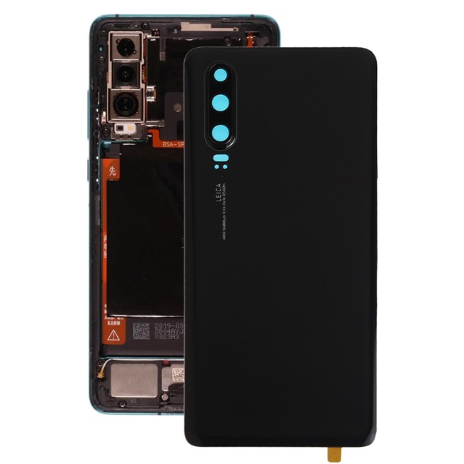 Battery Back Cover with Lens for Huawei P30 (Black)(With Logo) at 17,04 €