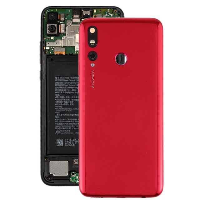 Original Rückseite Akkudeckel mit Linse für Huawei P Smart + 2019 (Rot)(Mit Logo) für 15,08 €
