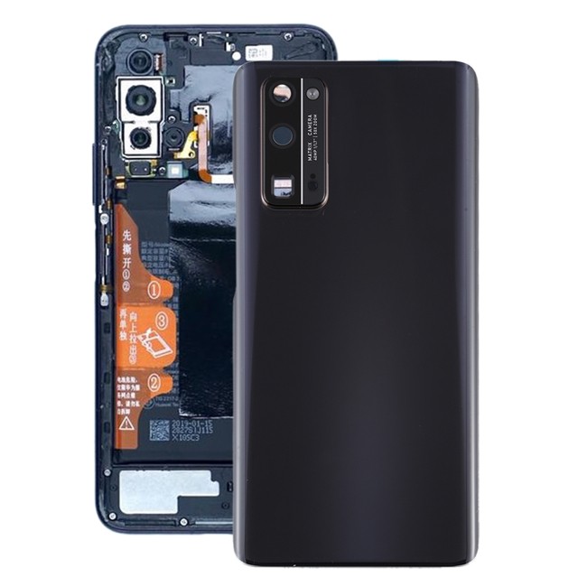 Cache arrière original avec lentille pour Huawei Honor 30 Pro (Noir)(Avec Logo) à 53,20 €