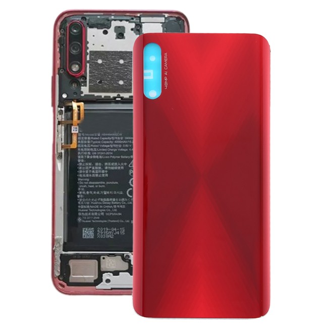 Original Battery Back Cover for Huawei Honor 9x (Red)(With Logo) at 11,16 €
