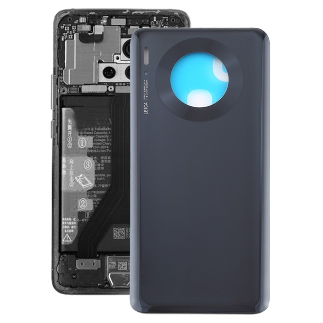 Battery Back Cover for Huawei Mate 30 (Black)(With Logo) at 10,30 €