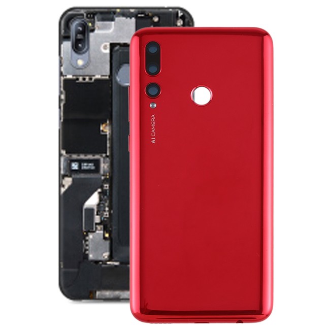 Rückseite Akkudeckel für Huawei P Smart 2019 (Rot)(Mit Logo) für 19,29 €