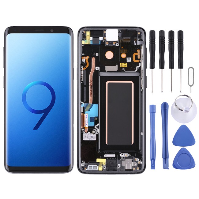 LCD Screen with Frame for Samsung Galaxy S9 SM-G960 (Black) at 179,90 €