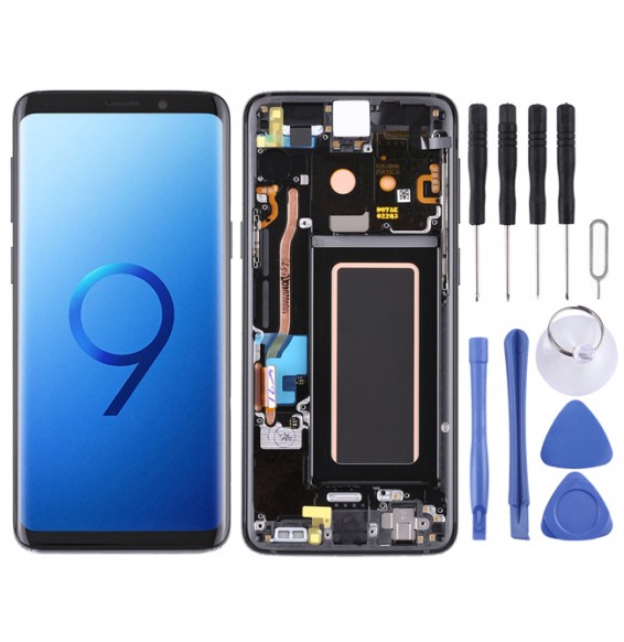 LCD Screen with Frame for Samsung Galaxy S9 SM-G960 (Black)