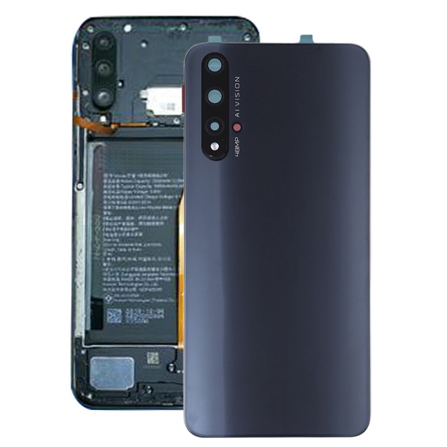 Cache arrière original avec lentille pour Huawei Honor 20 (Noir)(Avec Logo) à 19,00 €