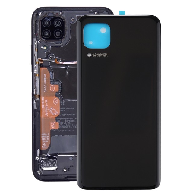 Original Battery Back Cover for Huawei P40 Lite (Black)(With Logo) at 16,26 €